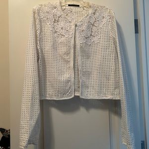 Elie Tahari White Summer Jacker